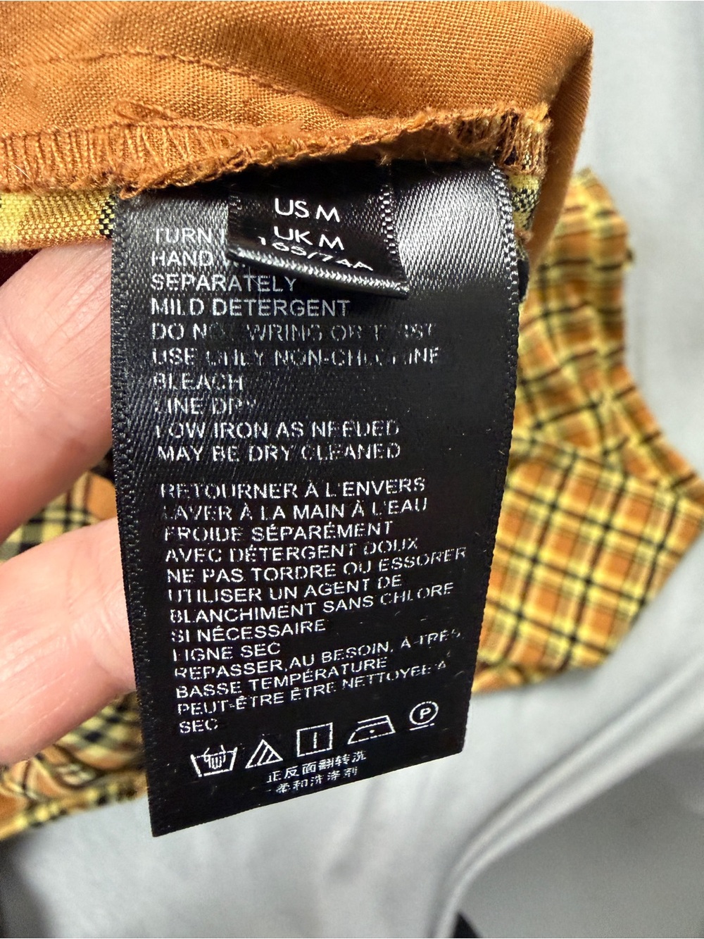Urban Outfitters Colette Wide Leg Plaid Pants Yellow Brown Size M Pull On - Picture 7 of 9